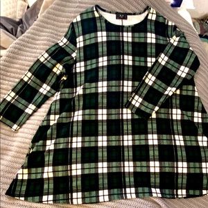 Plaid Tunic Dress